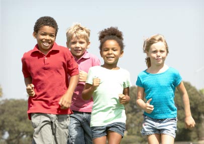 Kids Running