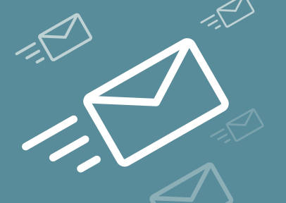 Diagram showing many emails being sent